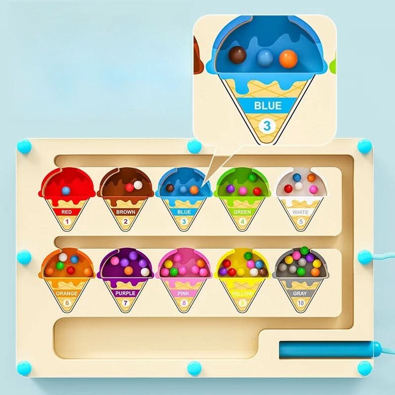 Magnetic Colour and Number Game, Colour Matching Game with Magnetic Board – image 13