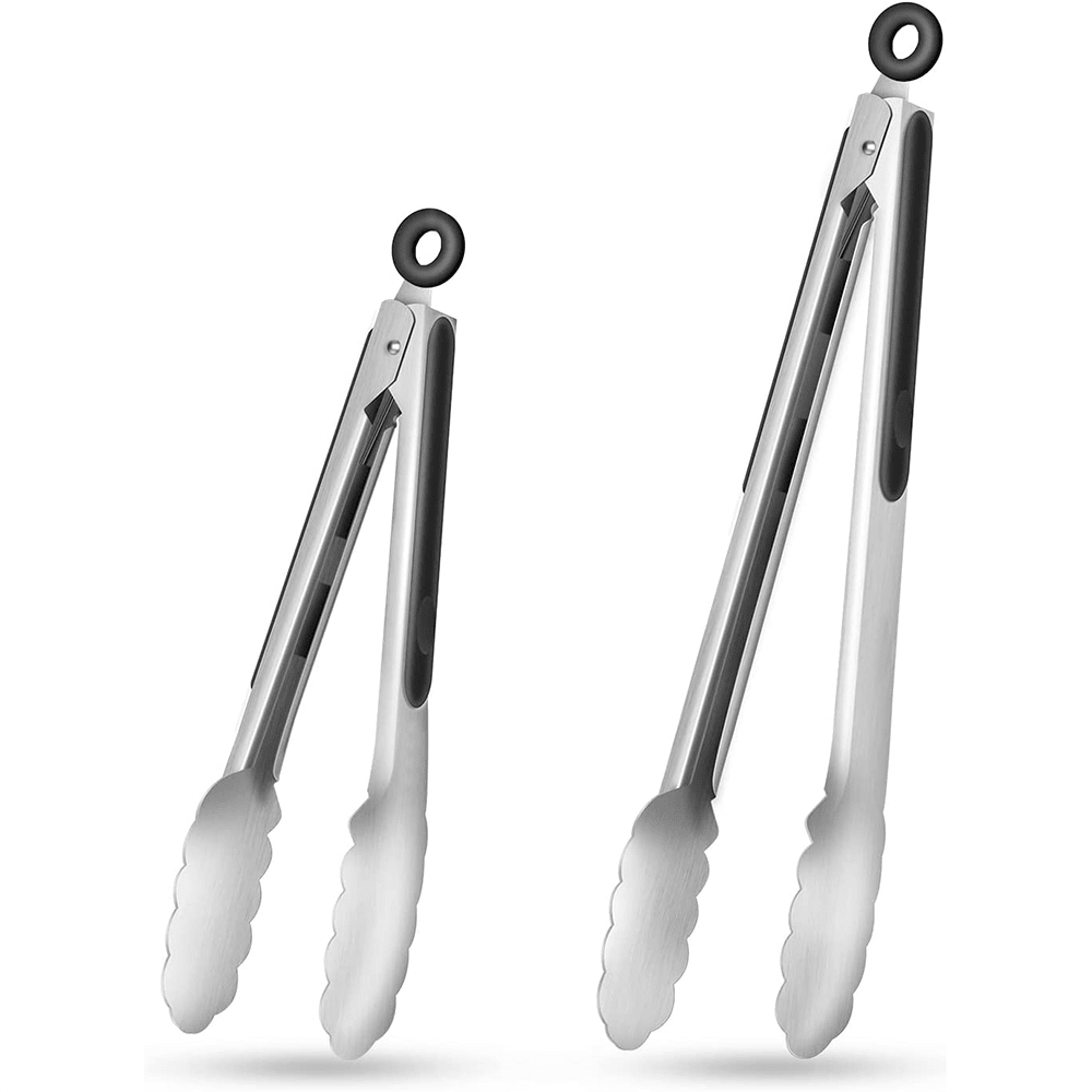 Stainless Steel BBQ Tongs 22.86 cm and 30.48 cm, Kitchen Utensils – image 9