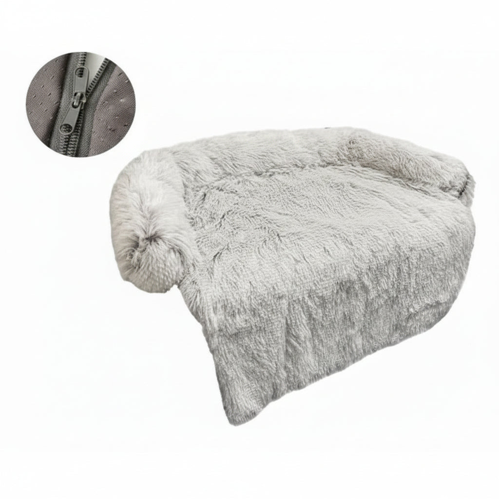 Fluffy Dog Beds Small to Extra Large, Cat Bed, Washable Dog Blanket with PP Cotton Filling, Large Dog Bed 110 x 90 cm_06