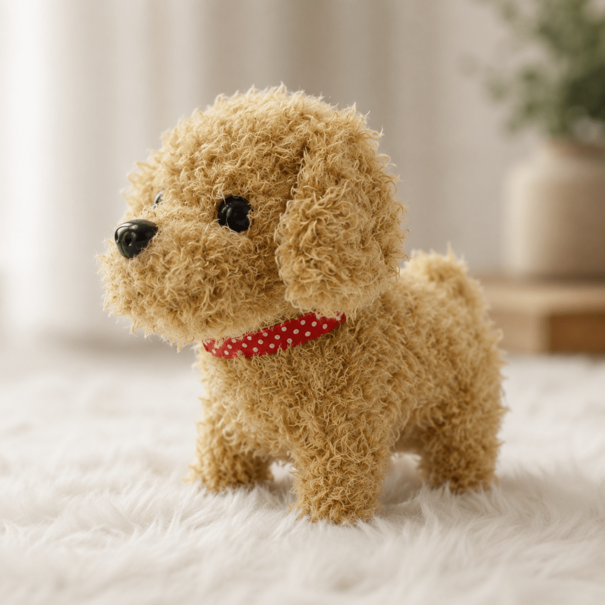 Robot Dogs, Interactive Plush Robot Dog Toy with Movement and Barking Sounds, Robot Toys for 3 Year Olds_00