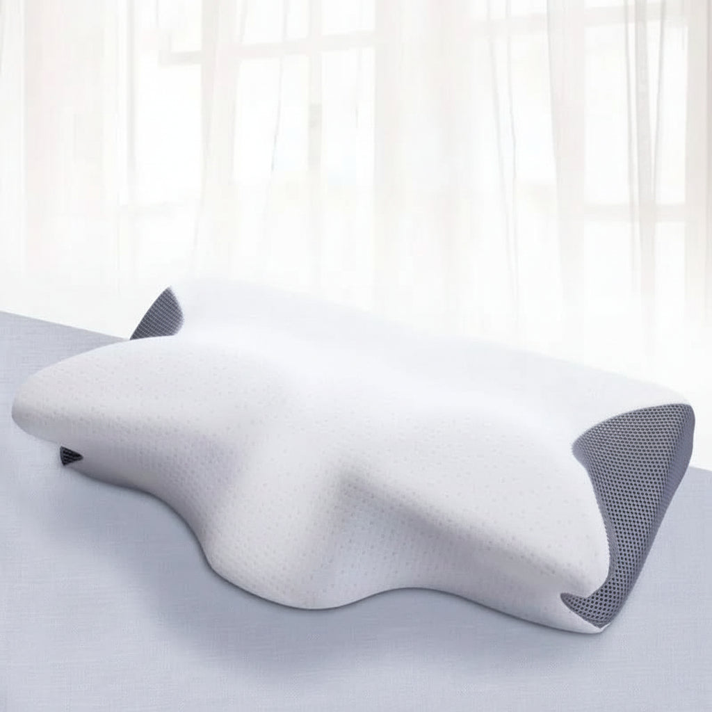 Memory Foam Pillows, Anti Snore Pillow, Ergonomic Neck Support Pillow with Removable Machine Washable Cover_02