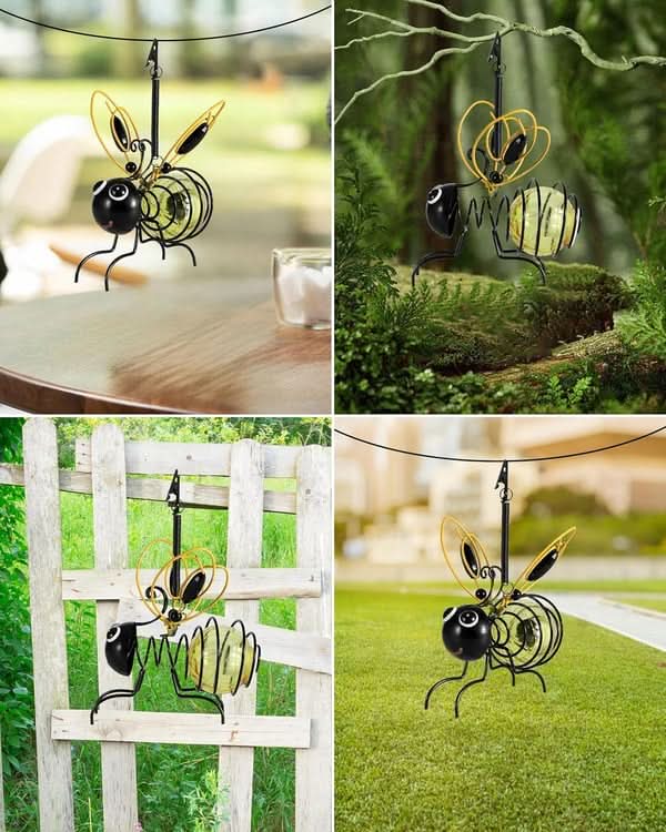 Solar Lights Outdoor in Weatherproof Metal for Garden Decoration – image 6