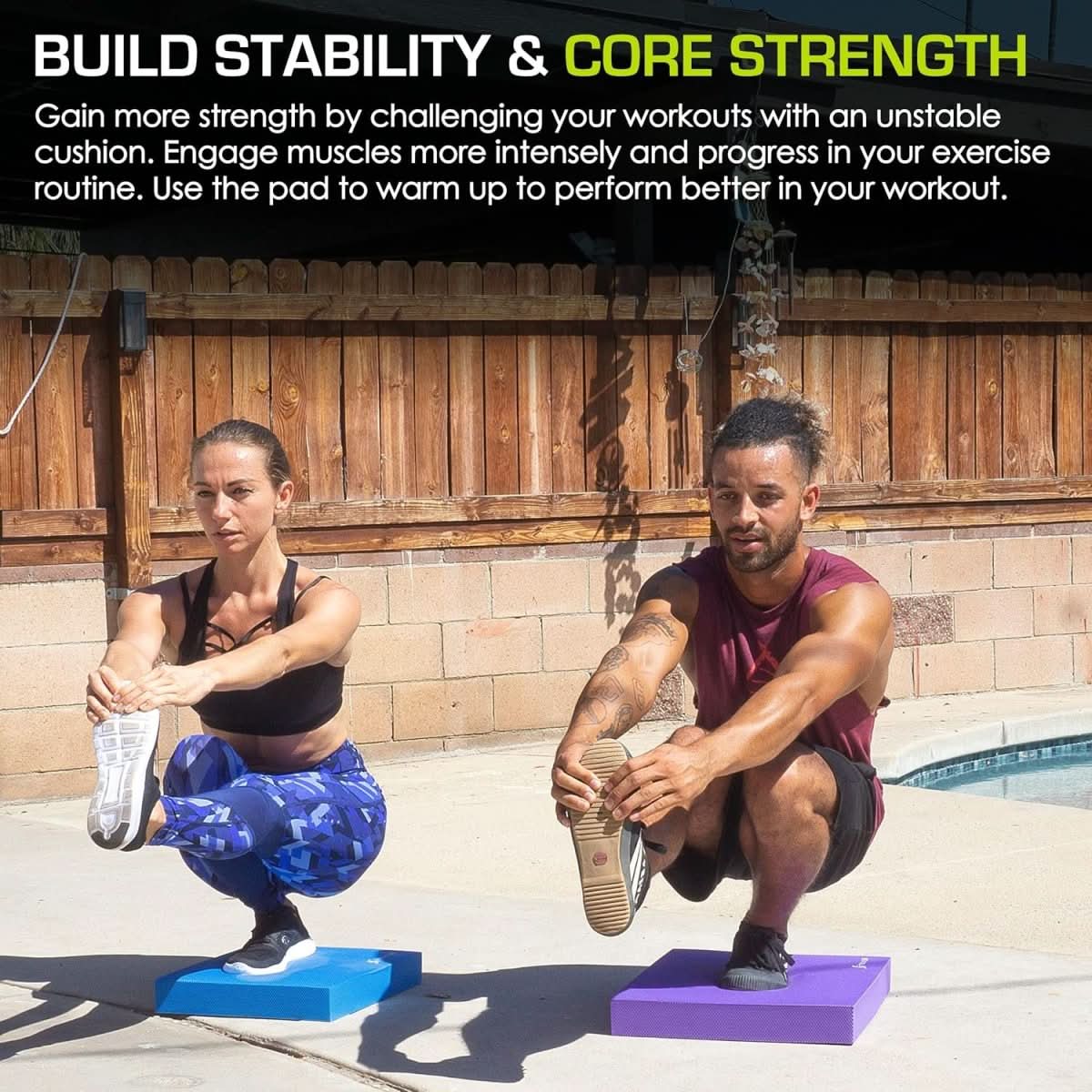 Balance Pad, Balance Trainer for Home and Gym