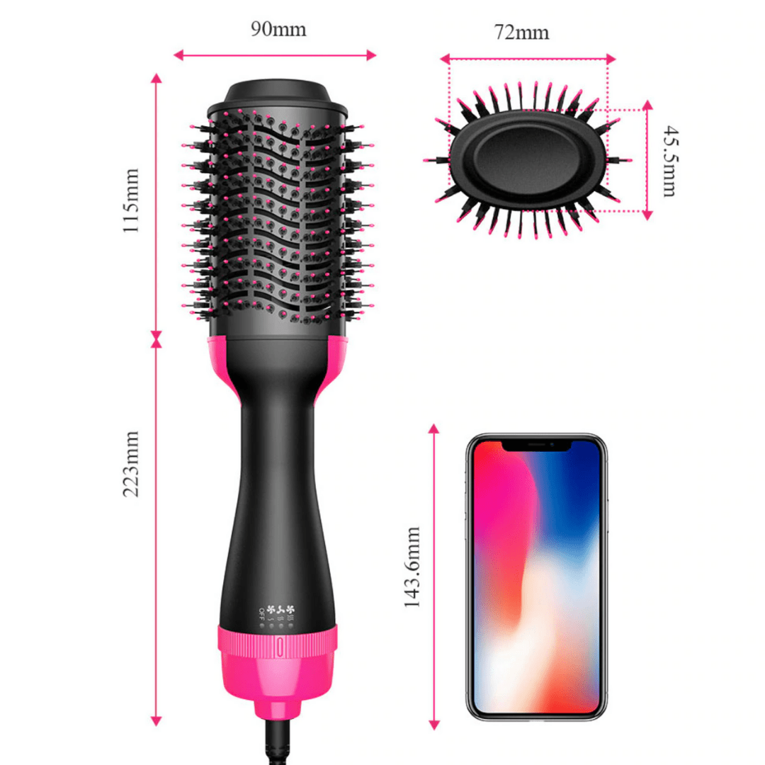 Hair Dryer 4 in 1, Hair Straightener, Hair Styler for Volume and Shine