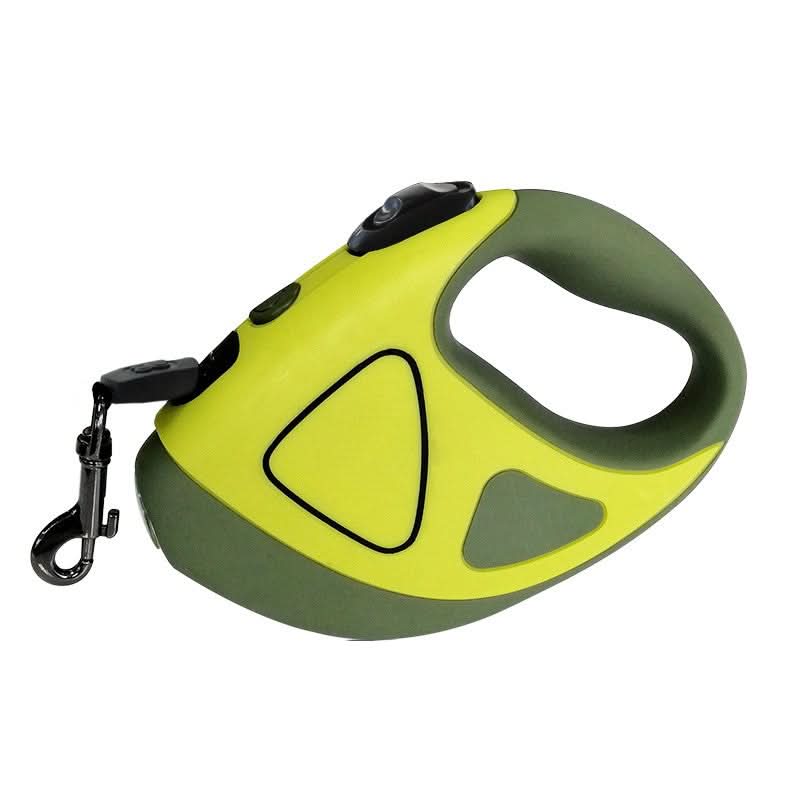 Retractable Dog Leads with LED Light, Long Dog Lead with Anti Slip Handle