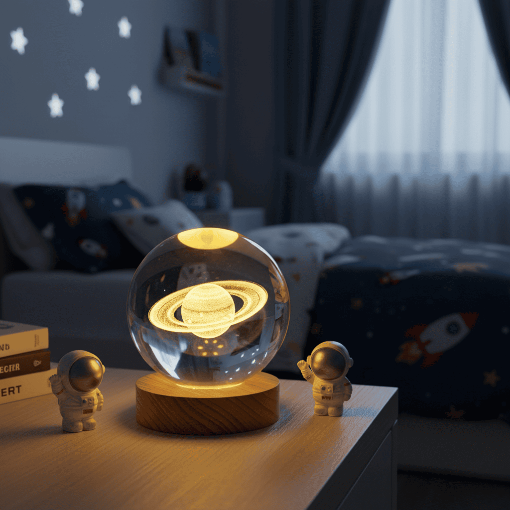 Bedside Lamps, Rechargeable Lamp, Touch Lamp Dimmable, 3D Crystal Ball Night Light, Colour Changing Bedroom Lamp_01