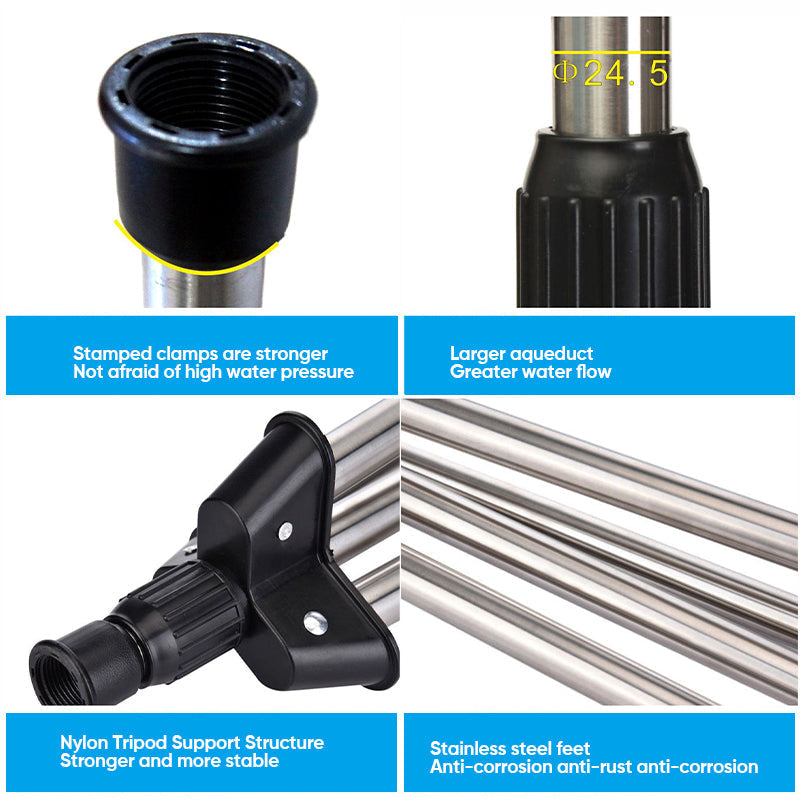 Adjustable Tripod Sprinkler System with 360° Rotation | Customizable Garden Irrigation Solution for Efficient Watering 3