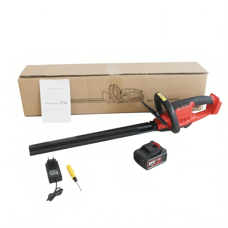 Cordless Hedge Trimmer 21V, Battery Hedge Cutter with 520 mm Blades, Electric Hedge Trimmer with Brushless Motor_03