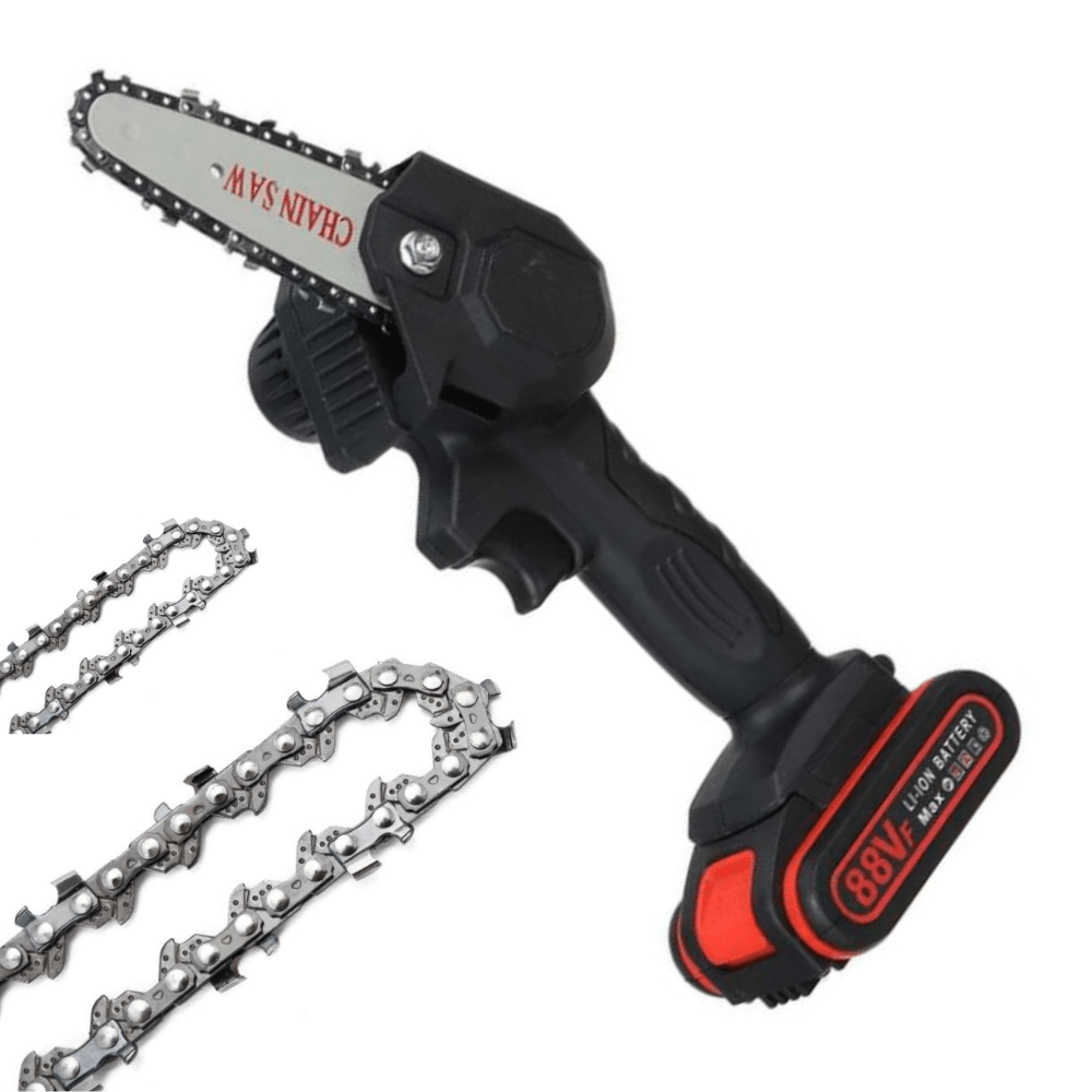 Chainsaws, Mini Chainsaw with 88V Battery, Electric Saw for Garden Pruning and Cutting Logs, Handheld Chain Saw_11