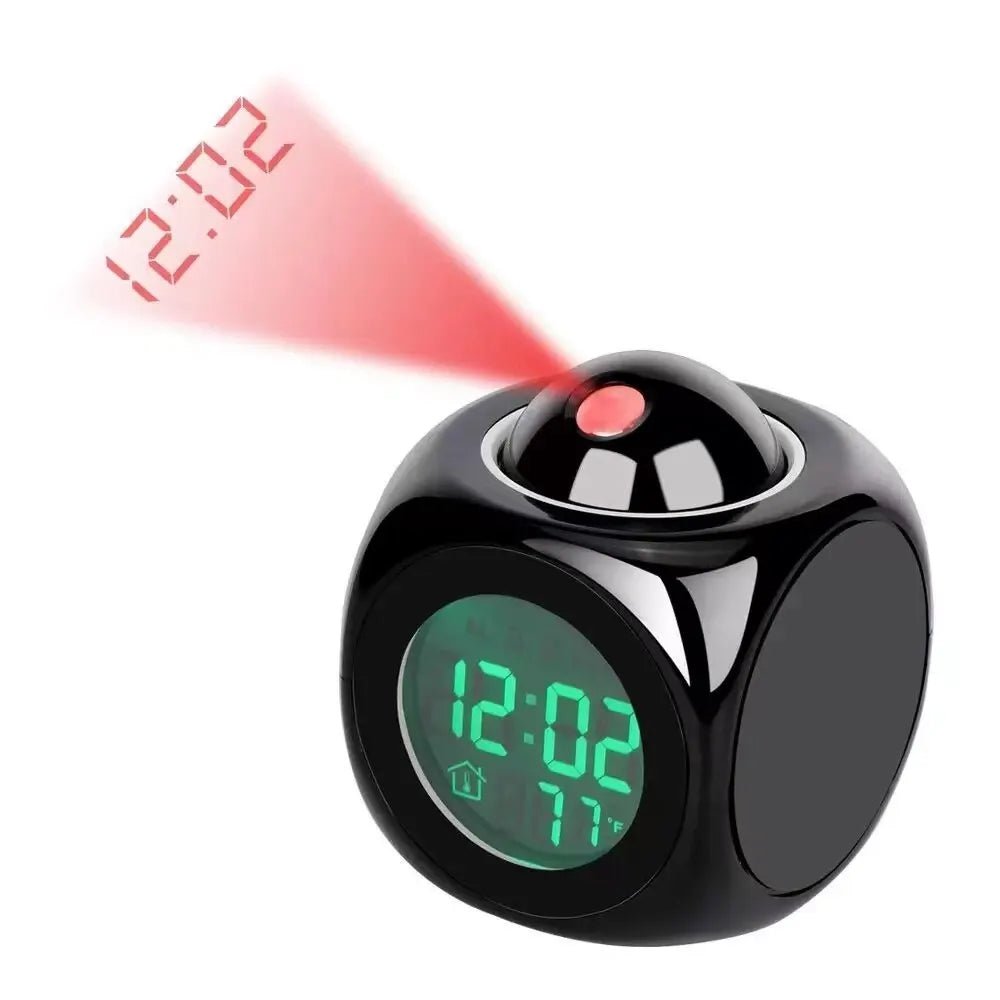 Digital Clock with Ceiling Projection, Digital Alarm Clock with Temperature Display, Bedside Clock with Dual Alarm_04