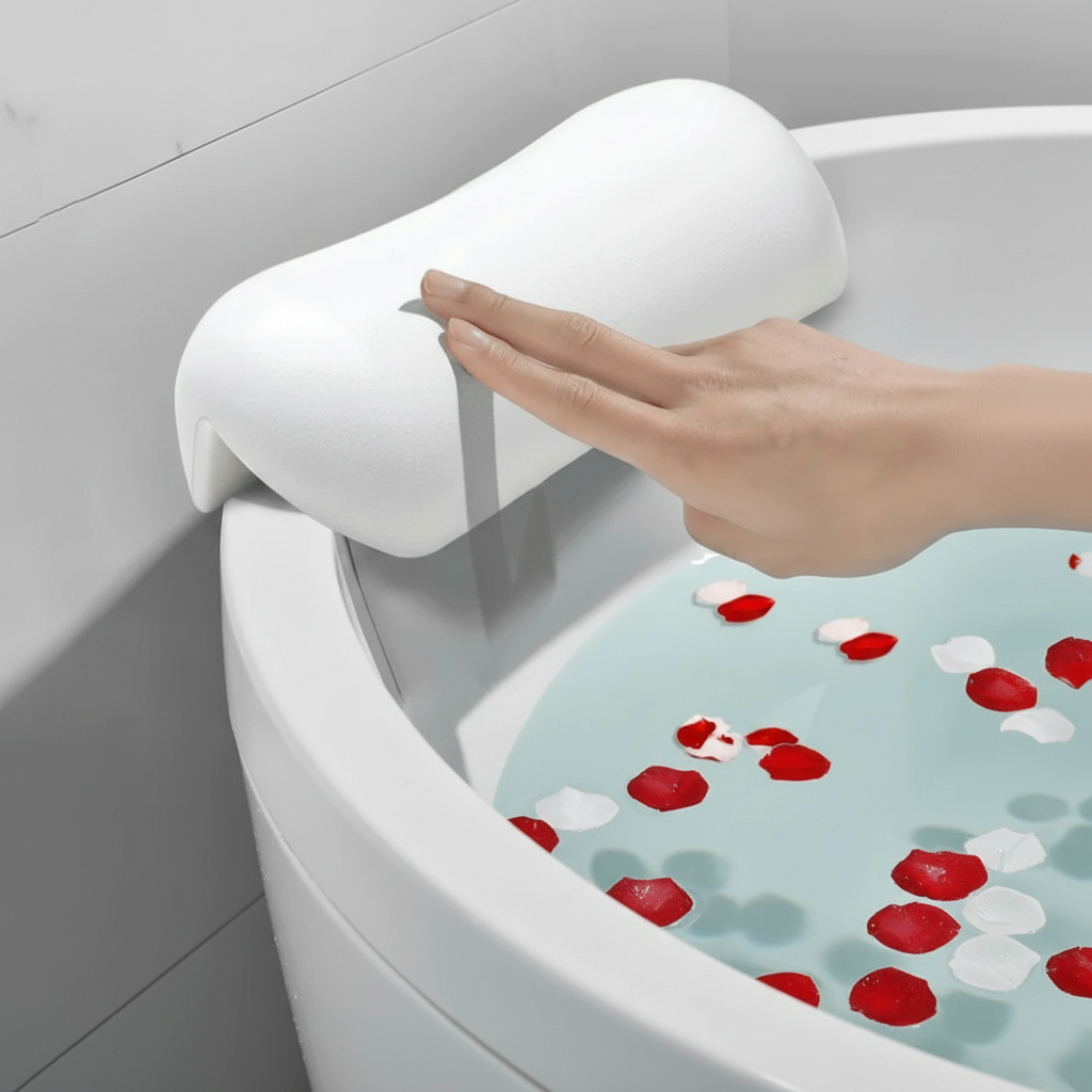 Bath Pillows Non Slip, Bathtub Neck Support Pillow