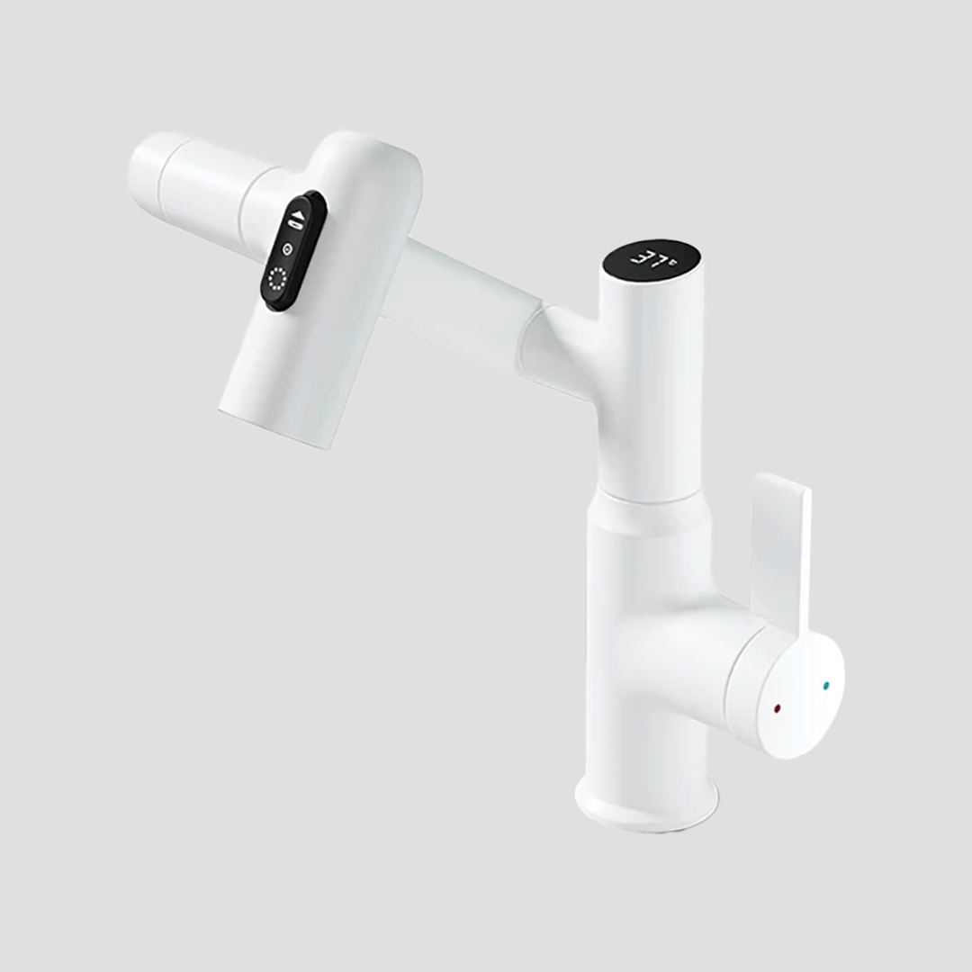 Kitchen Taps, 360 Swivel Kitchen Mixer Tap with Temperature Display, Height Adjustable Sink Tap in Stainless Steel_07