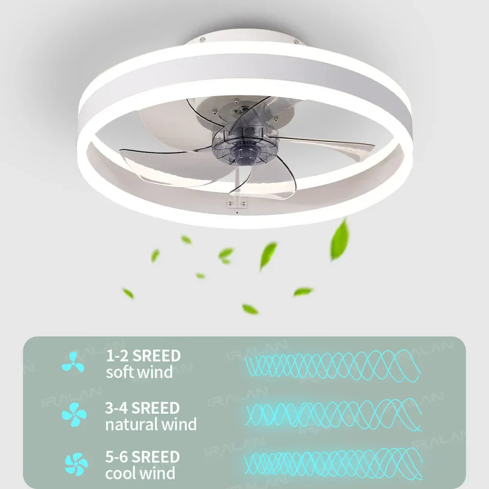 Aura Collection | Modern Ceiling Fan with Lights & Remote Control | Dimmable Illumination for Stylish Comfort 2