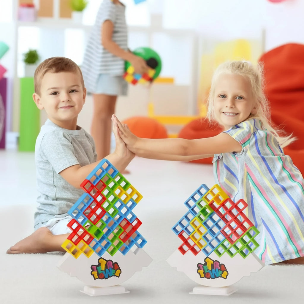 Balancing Stacking Game for Children and Adults, Stacking Toys with Colourful Balance Blocks, Toys for 3 Year Olds_06