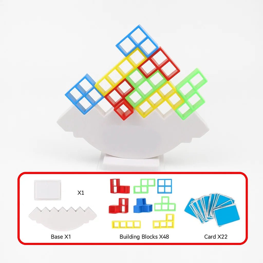 Balancing Stacking Game for Children and Adults, Stacking Toys with Colourful Balance Blocks, Toys for 3 Year Olds_08