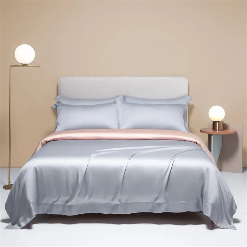 Bamboo Duvet Cover Set with 2 Pillowcases, Cooling Bedding Set, Bamboo Bed Linen, Machine Washable Quilt Cover_03