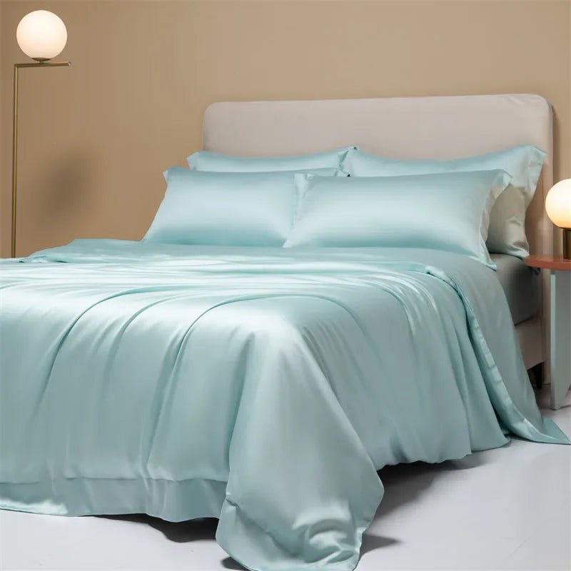 Bamboo Duvet Cover Set with 2 Pillowcases, Cooling Bedding Set, Bamboo Bed Linen, Machine Washable Quilt Cover_09