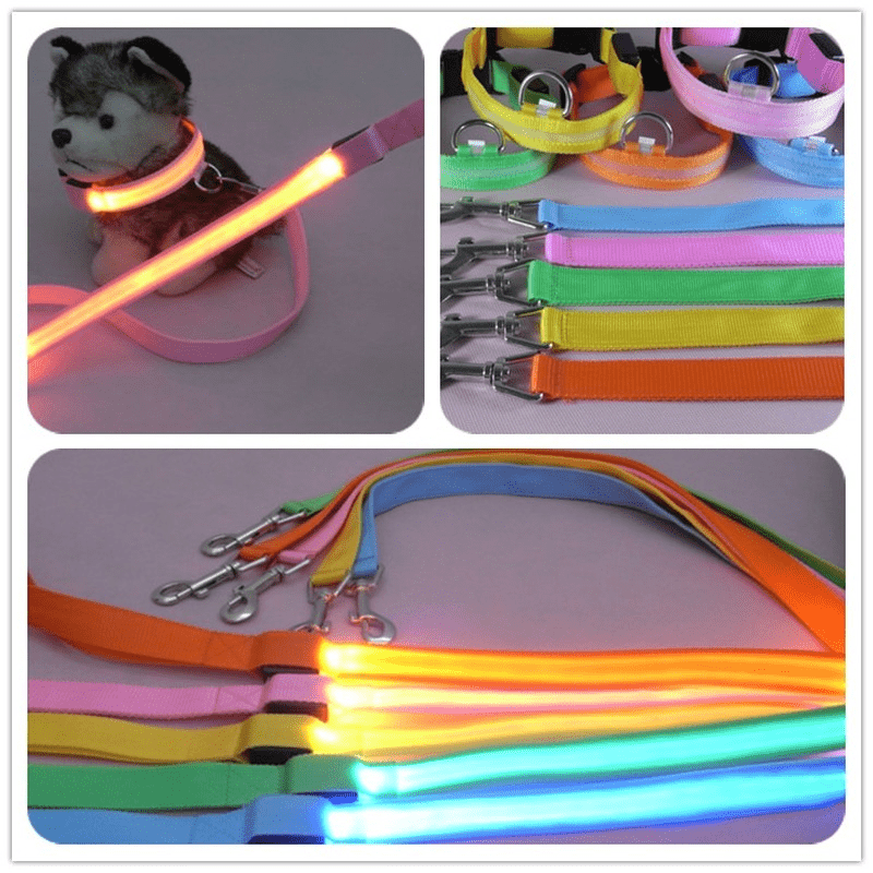 Light Up Dog Lead with USB Charging, LED Dog Leash, Reinforced Reflective Dog Lead for Small and Large Dogs_06