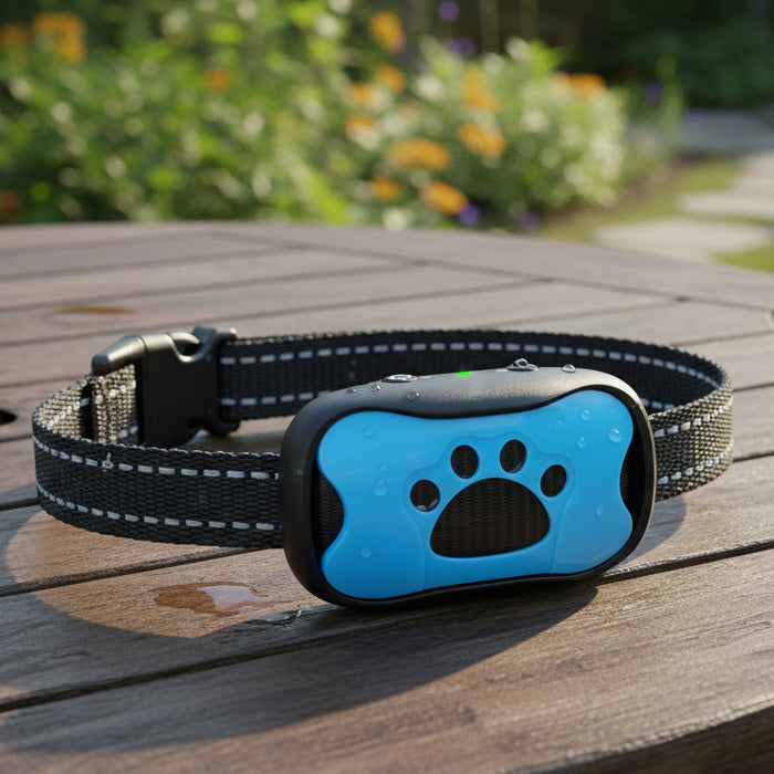 Anti Bark Dog Collar with Sound Waves, Dog Bark Collar with Voice Recognition, Adjustable Dog Training Collar 5 to 50 kg_00