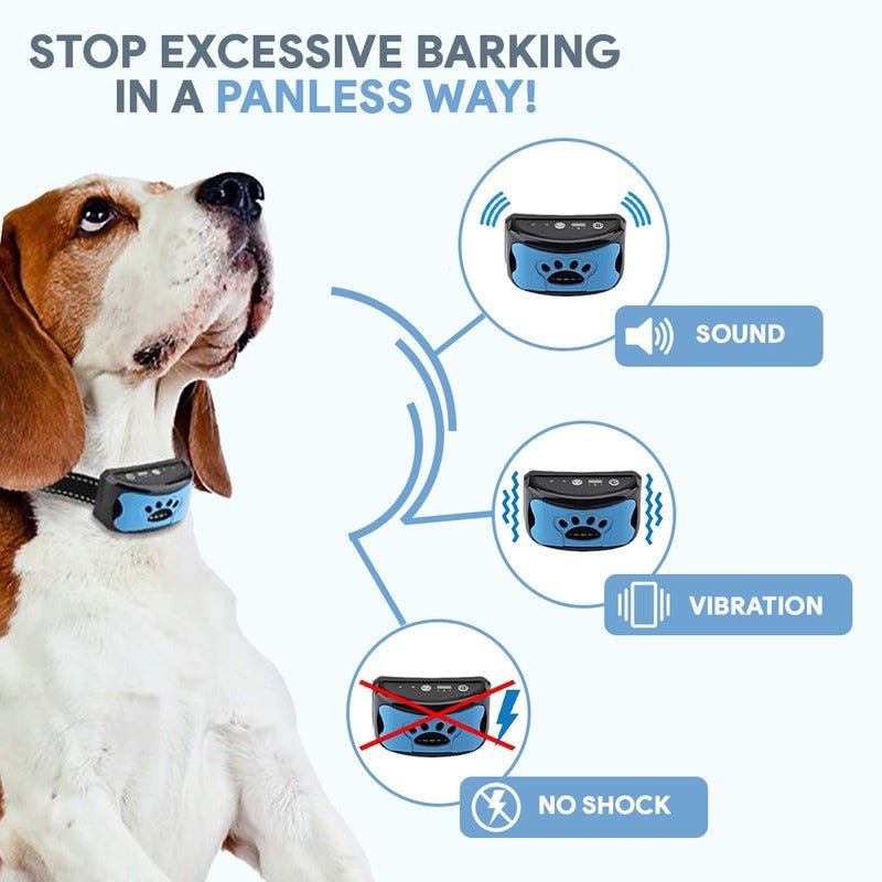 Anti Bark Dog Collar with Sound Waves, Dog Bark Collar with Voice Recognition, Adjustable Dog Training Collar 5 to 50 kg_06