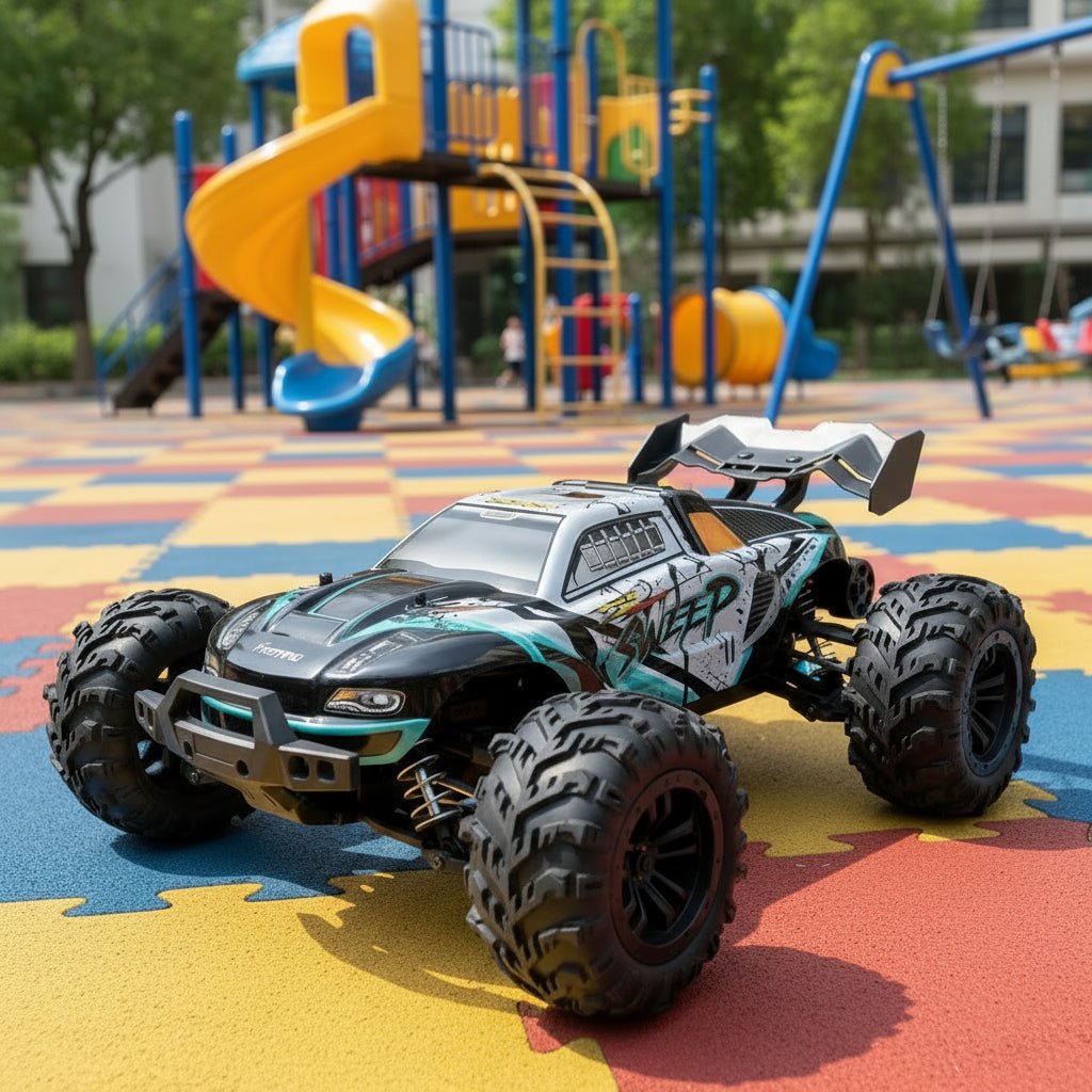 Remote Control Car, Fast RC Car with Brushless Motor and 4WD, 1:16 Off Road RC Car for Outdoor Racing_04