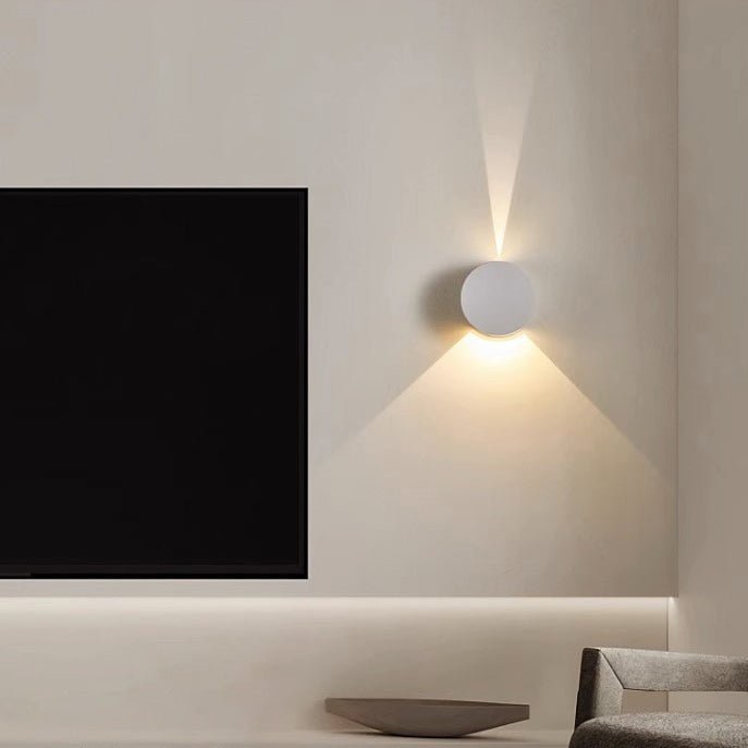 LED Wall Light, Modern Wall Sconce in Aluminium, Living Room Wall Light for Hallway, Indoor Stair Lights_02
