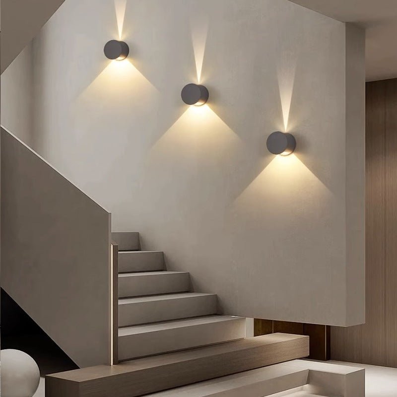 LED Wall Light, Modern Wall Sconce in Aluminium, Living Room Wall Light for Hallway, Indoor Stair Lights_00