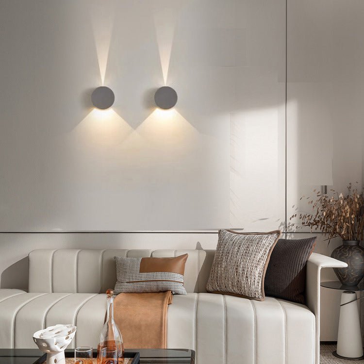 LED Wall Light, Modern Wall Sconce in Aluminium, Living Room Wall Light for Hallway, Indoor Stair Lights_05