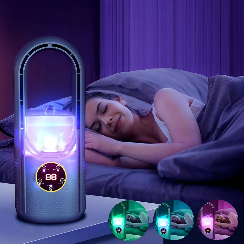 Blade-Free Portable AC Unit | Quiet Operation & Compact Design for Efficient Home Cooling 2