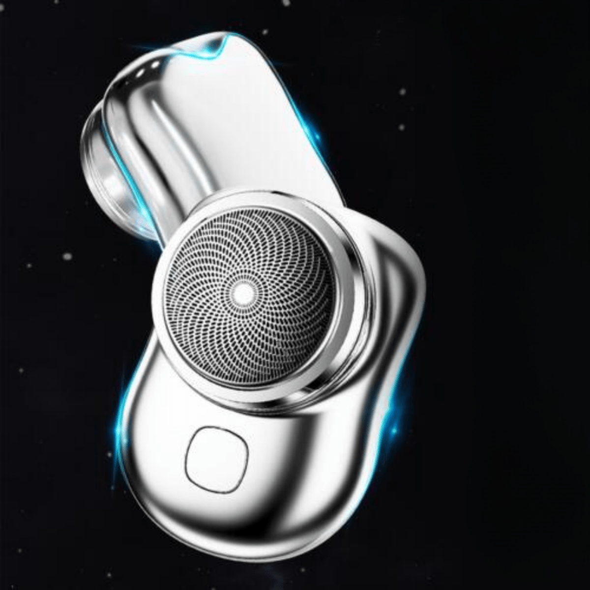 Mini Electric Shaver, Portable Face Shaver with 6 Steel Blades