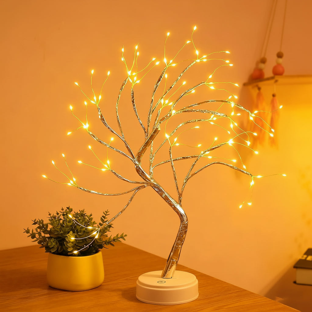 Bonsai Tree | Decorative LED Table Lamp with Warm Glow | Nature-Inspired Design for Cozy Home Atmosphere 2