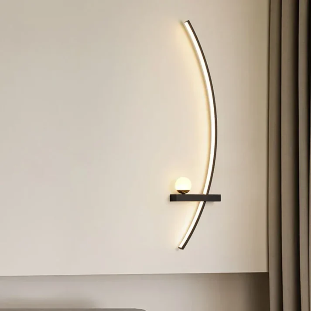 BrassArc | Elegant Modern Dual LED Wall Sconce Light Fixture 2