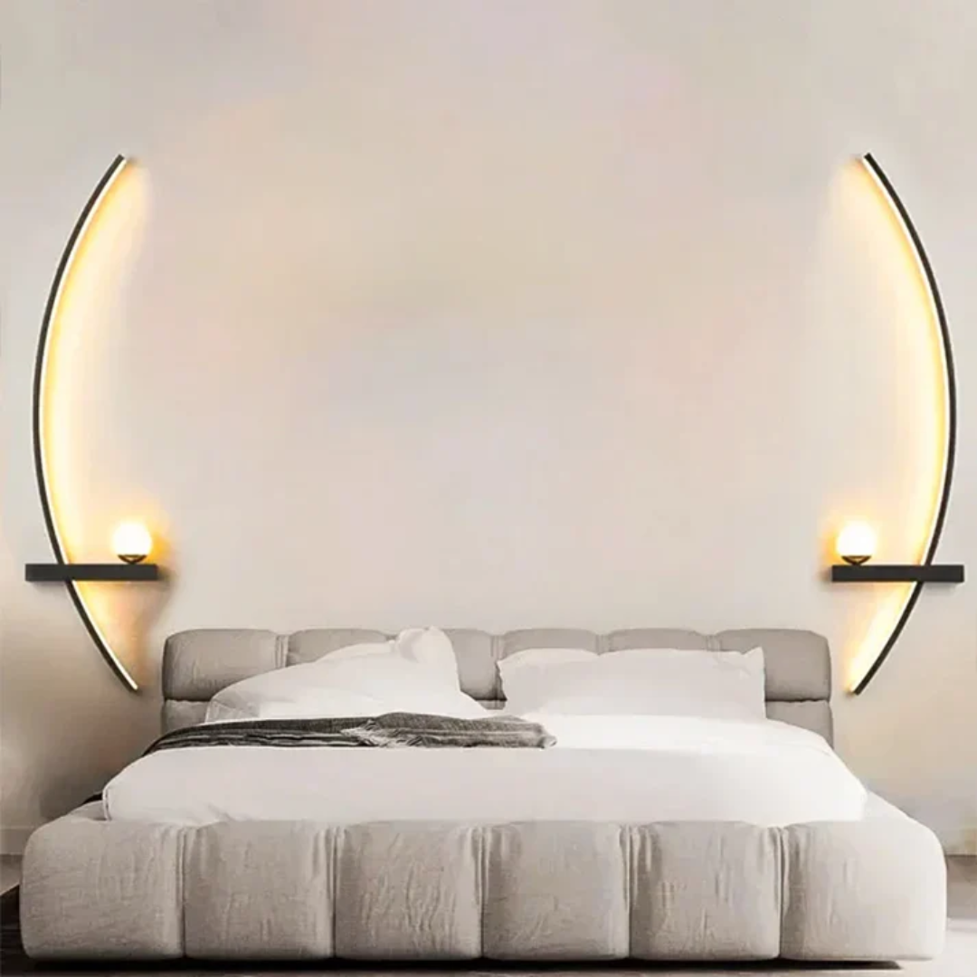 BrassArc | Elegant Modern Dual LED Wall Sconce Light Fixture 4