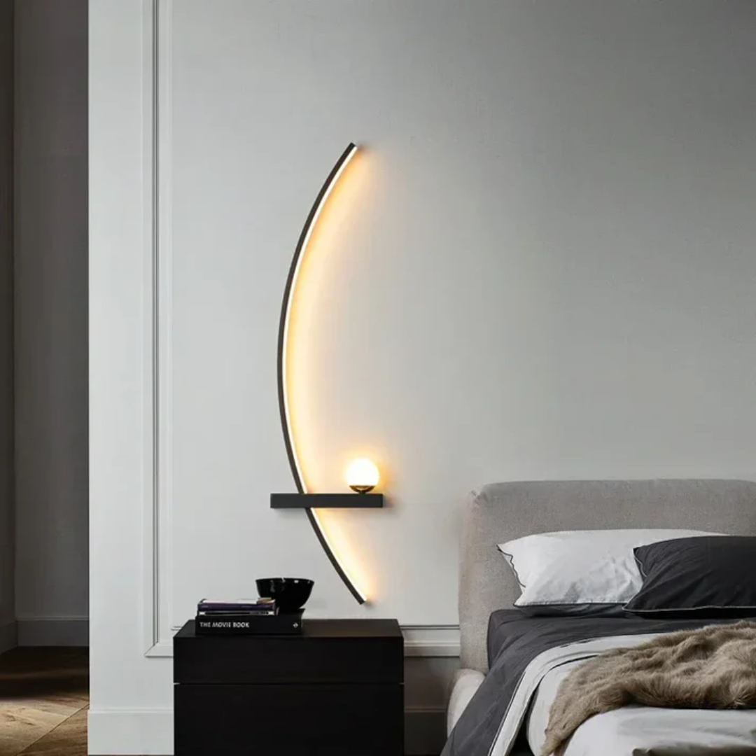 BrassArc | Elegant Modern Dual LED Wall Sconce Light Fixture 5