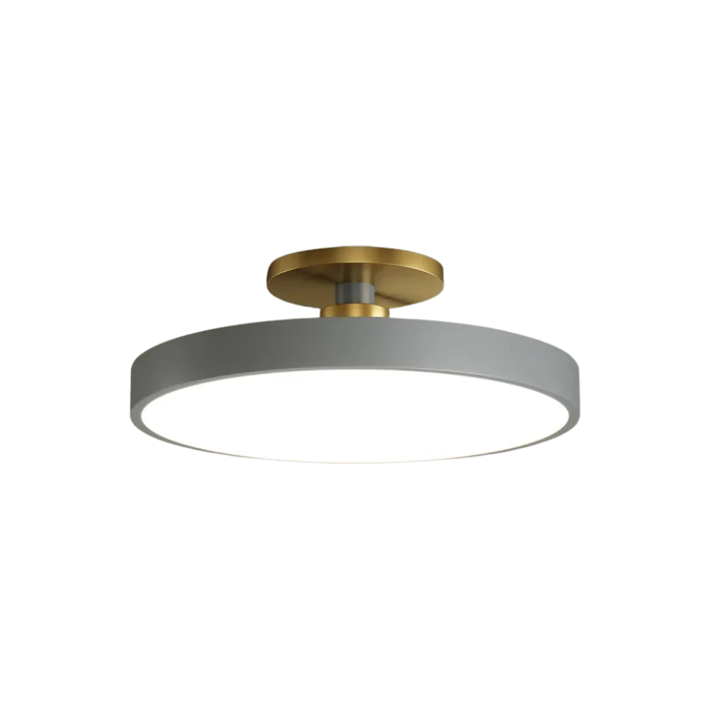 BrassAura | Elegant Modern Round LED Ceiling Light Fixture 12