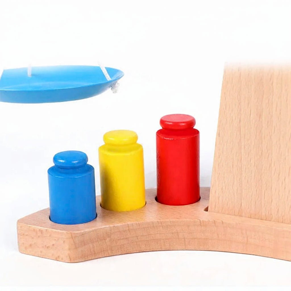 Wooden Balance Scale Toy for Counting and Weighing, Montessori Toys, Educational Toys for 3 Year Olds_03