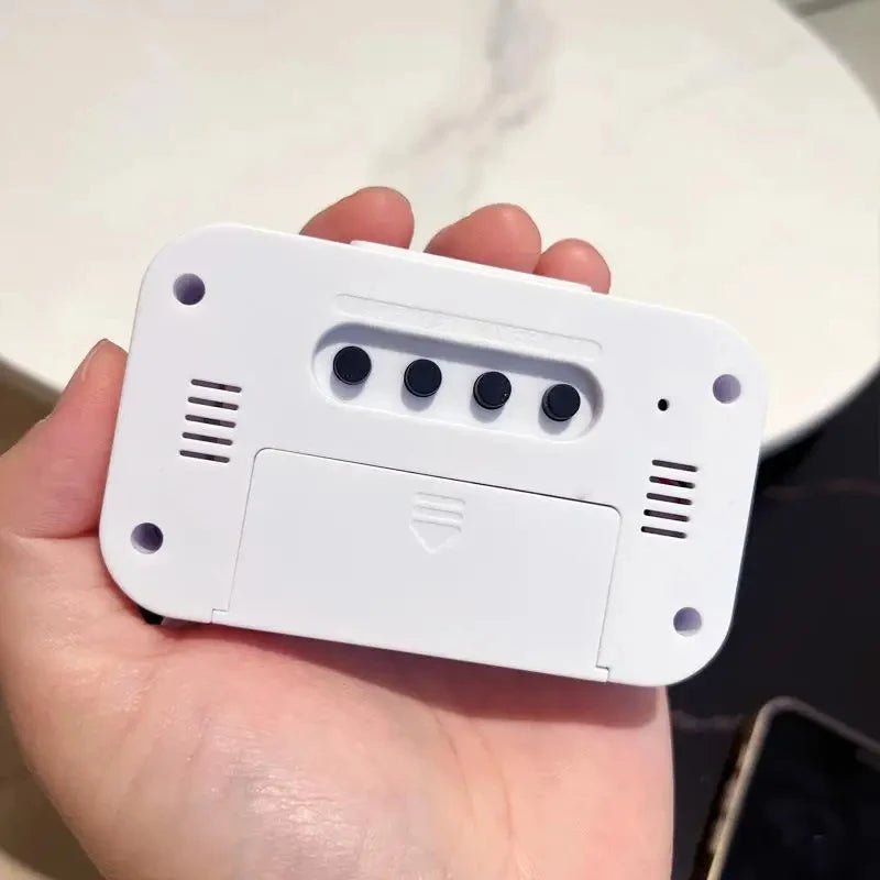 Digital Alarm Clock Battery Operated, Small Digital Clock with Day and Date – image 5