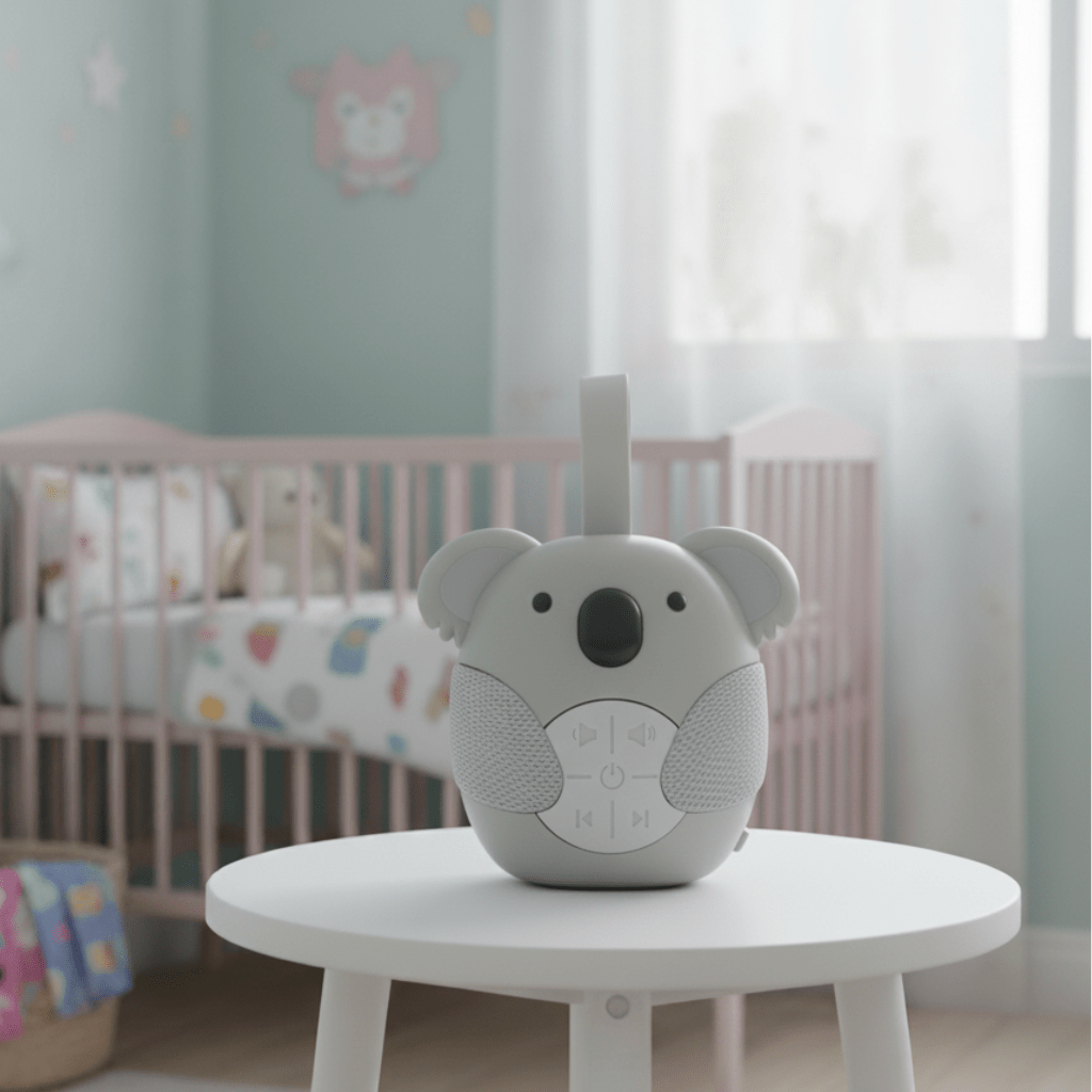 White Noise Machine for Sleeping, Battery Sound Machine with Lullabies, Portable Sleep Aid for Home and Travel_00