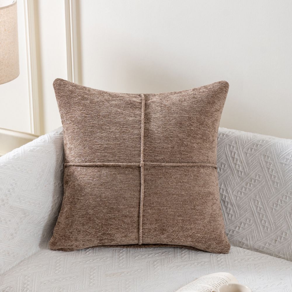 Cushion Covers 45 x 45 cm, Sofa Cushion Covers with Hidden Zip, Soft Microfibre Pillow Cover, Pillow Cases_01
