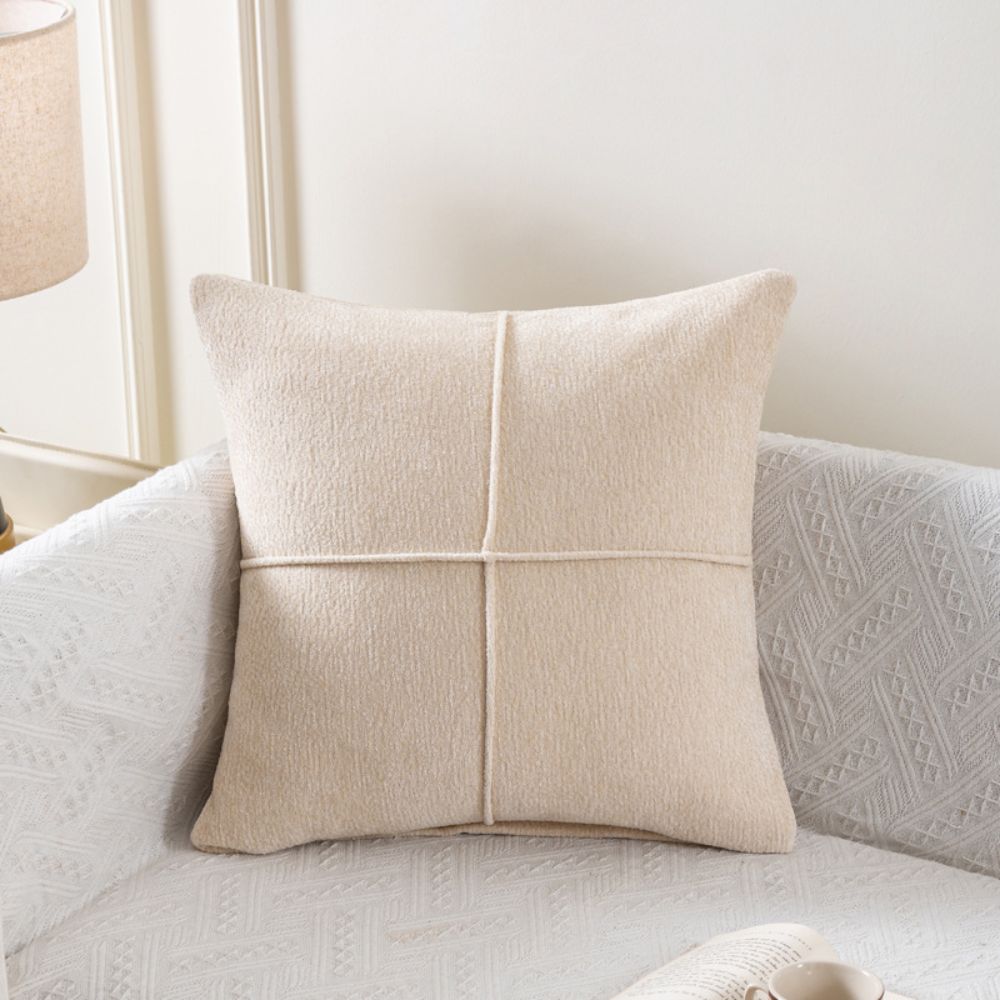Cushion Covers 45 x 45 cm, Sofa Cushion Covers with Hidden Zip, Soft Microfibre Pillow Cover, Pillow Cases_11