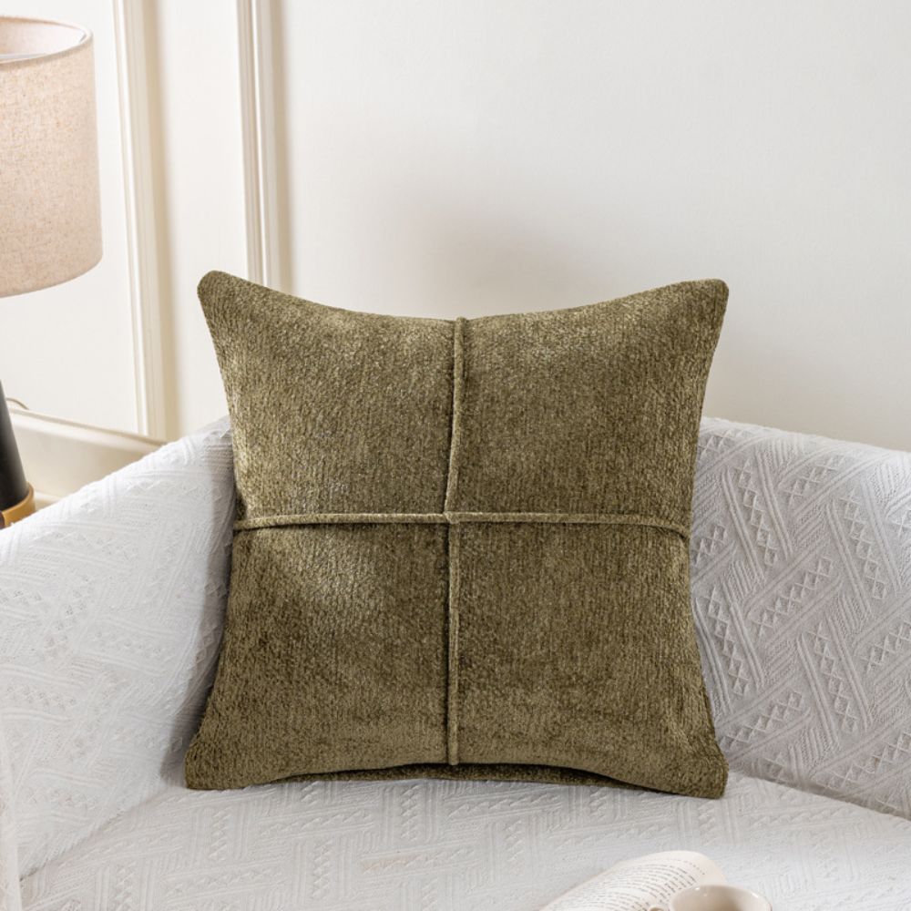 Cushion Covers 45 x 45 cm, Sofa Cushion Covers with Hidden Zip, Soft Microfibre Pillow Cover, Pillow Cases_02