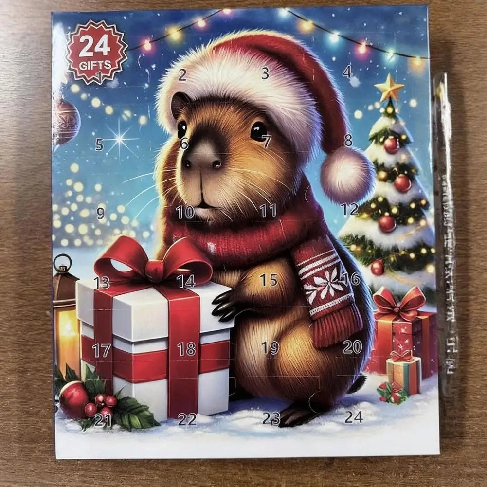 Kids Advent Calendar with 24 Capybara Toys, Cute Capybara Christmas Countdown, Capybara Gifts and Stocking Filler_04