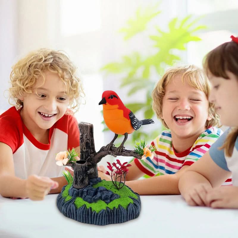 Toy Bird, Interactive Toy with Chirping Sound, Voice Activated Singing Bird, Decorative Bird Ornament_03