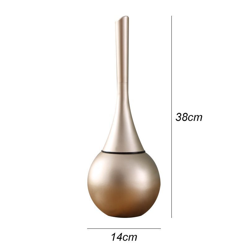 Toilet Brush and Holder, Flexible Silicone Toilet Brush with Drip Free Holder, Loo Brush, Bathroom Accessories_08