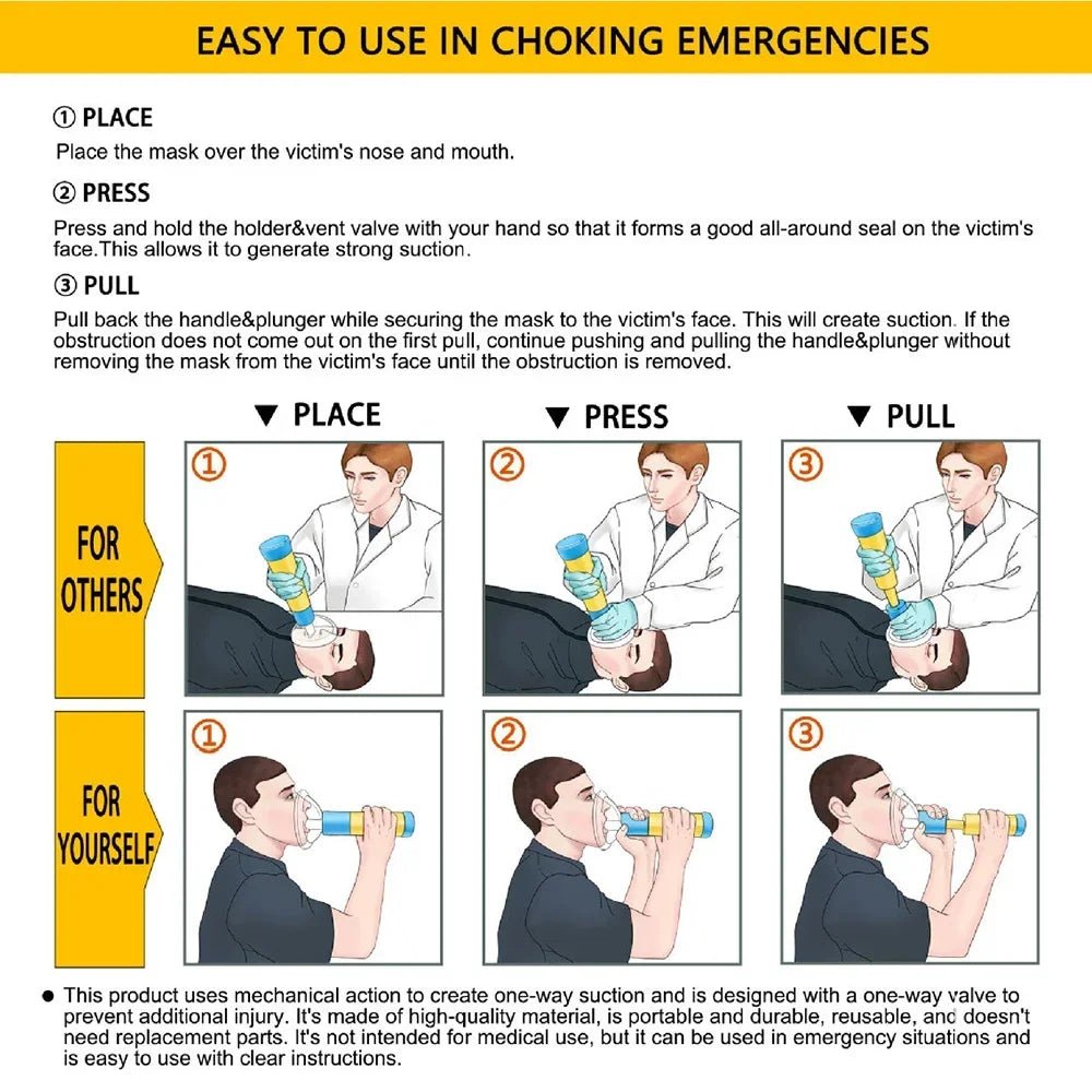 Anti Choking Device for Adults and Children, Choking Rescue Device for Home and Travel – image 5