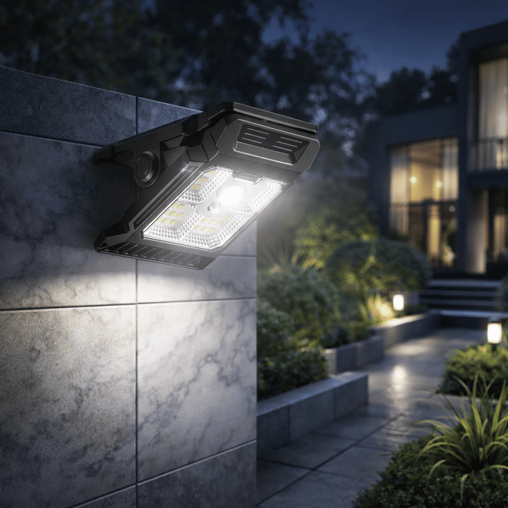 Solar Garden Lights, Solar Fence Lights, Clip On Camping Light with Motion Sensor for Branches and Walls_00