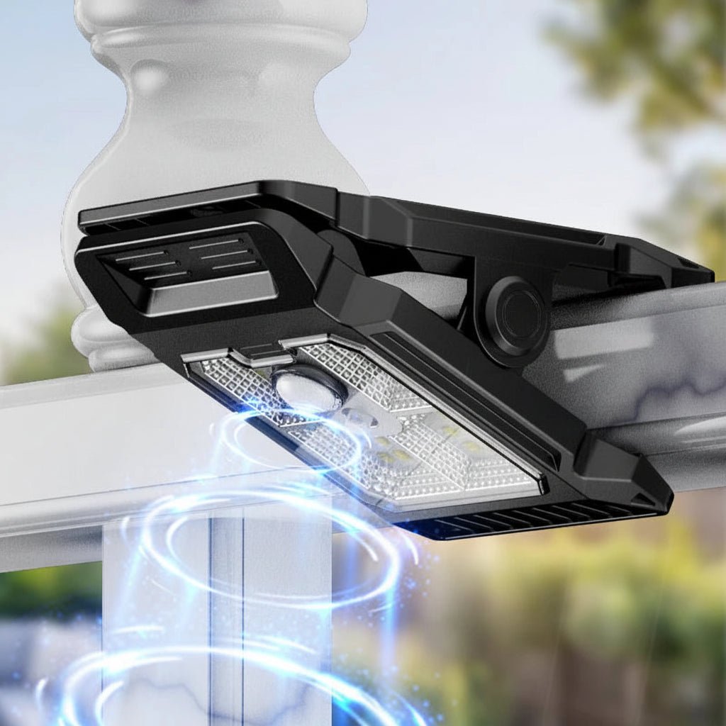 Solar Garden Lights, Solar Fence Lights, Clip On Camping Light with Motion Sensor for Branches and Walls_02