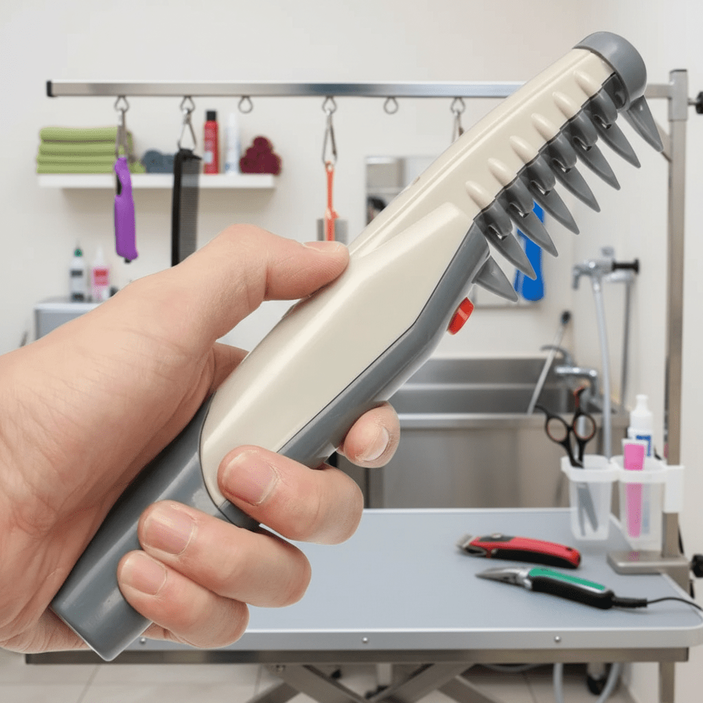 Dog Grooming Tools for Detangling, Pet Grooming Tool for Cats and Dogs, Gentle Dog Detangler for All Fur Types