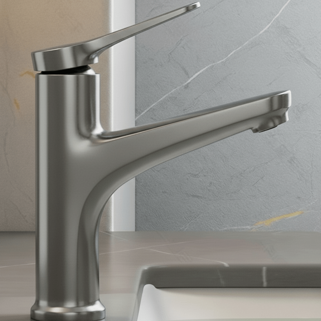 Bathroom Taps, Bathroom Mixer Tap in Copper – image 5