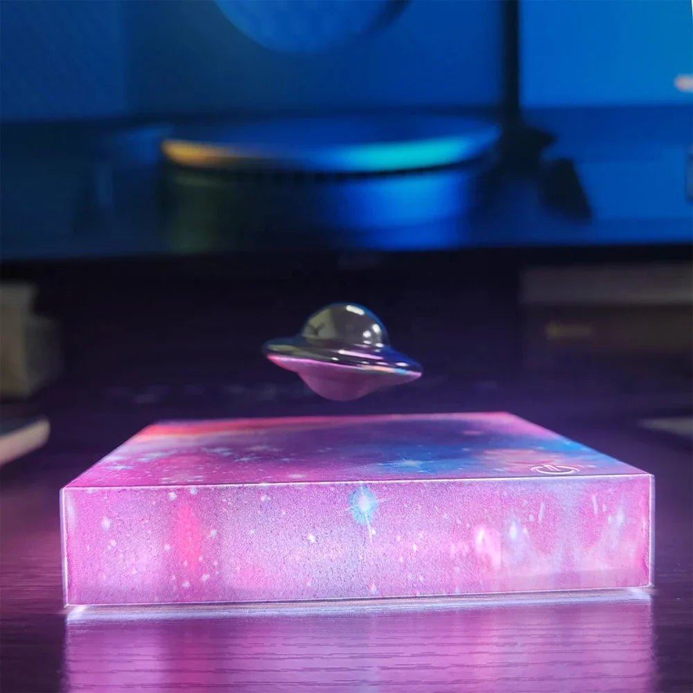 Floating Night Light Spaceship with Magnetic Levitation, Modern LED Lamp, Mood Light for Living Room and Desk_01